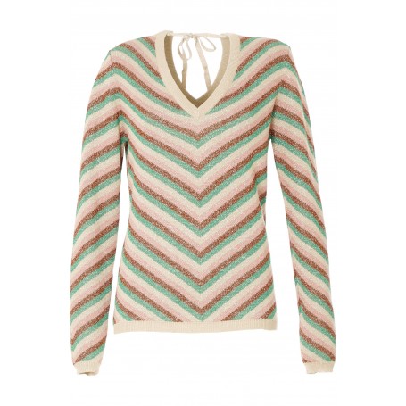 Cafe Noir MAGLIA RIGHE DIAGONALI - C7JM0060