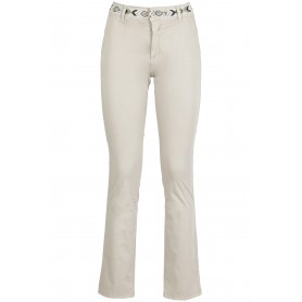 Cafe Noir PANTALONE CHINO CON PASSAMANERIA AL CINTURINO - C7JP0033