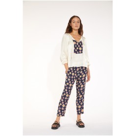 Cafe Noir PALANTALONE AMPIO VITA ELASTICATA - C7JP0045