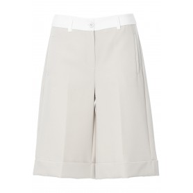 Cafe Noir BERMUDA CON CINTURINO A CONTRASTO - C7JP0053