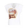 Cafe Noir T SHIRT STAMPA HAPPY CAMPER - C7JT0021