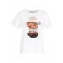 Cafe Noir T SHIRT STAMPATA E RICAMATA - C7JT0025