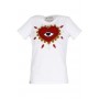 Cafe Noir T SHIRT RICAMO CUORE E OCCHIO - C7JT0038