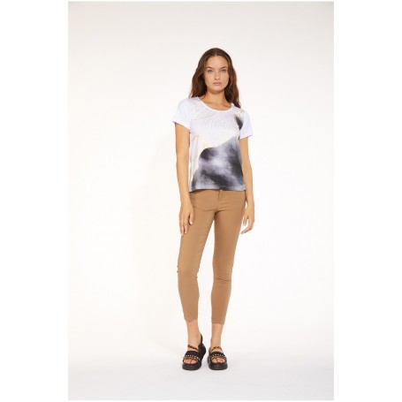 Cafe Noir T SHIRT SFUMATURA DAVANTI - C7JT0056