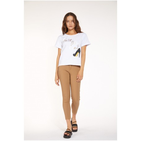 Cafe Noir T SHIRT JUST BE COOL - C7JT0059