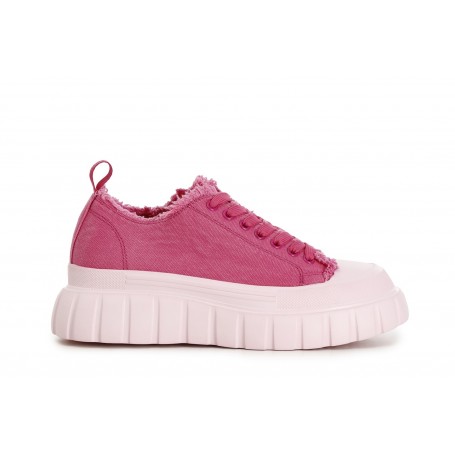 Cafe Noir SNEAKERS ALLACCIATE IN TESSUTO CON FRANGE - C1DG9330