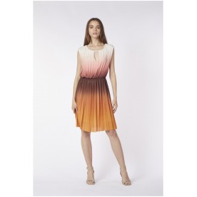 Cafe Noir ABITO PLISSETTATO STAMPATO - C7JA0129