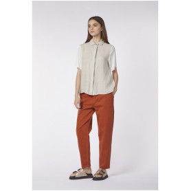 Cafe Noir CAMICIA BIMATERIALE INCROCIO DIETRO - C7JC0011