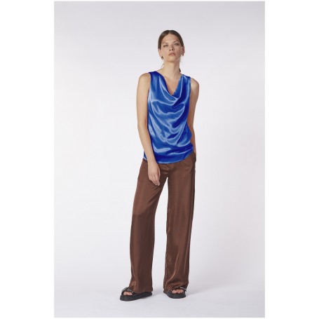 Cafe Noir TOP CON SCOLLO DRAPPEGGIATO - C7JC0086