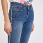 Cafe Noir PANTALONE CROPPED FLARE CON STRAS - C7JJ0097