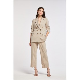 Cafe Noir PANTALONE PALAZZO ELASTICIZZATO - C7JP0097