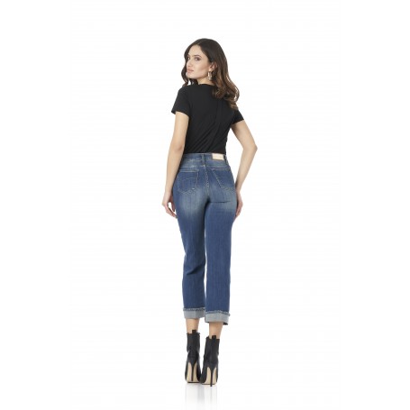 Cafe Noir CULOTTE DENIM CON RISVOLTO DONNA